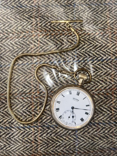 Gold plated pocket watch - pocket,