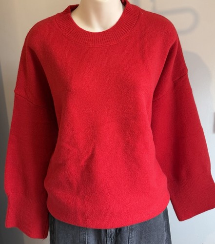 Women red knit wool - knit,