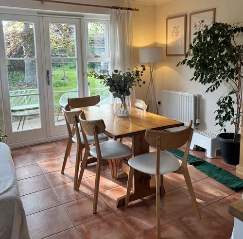 Solid wood trestle dining - solid,