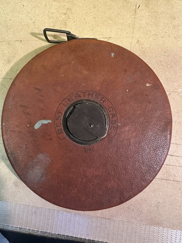 Bmi leather case vintage tape - bmi,