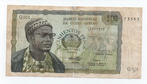 Guinea bissau 500 pesos 1975 - guinea,