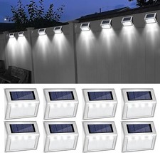 Super Bright Solar Powered Door Fence Wall Lights Led Outdoor Garden Lighting UK