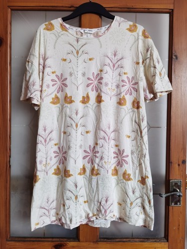 Size cream floral print - tu,