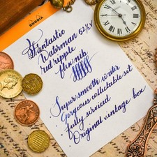 Vintage Waterman 52 1/2V Red