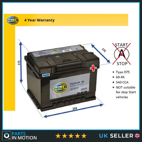 Battery fits rover mini 111 - fits,