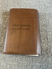 Field Service Pocket Book 1926 belonging to Maj R Atkinson Military Cross