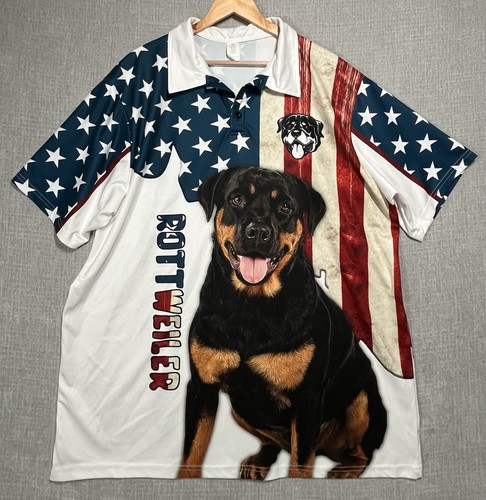 Patriotic rottweiler dog - patriotic,