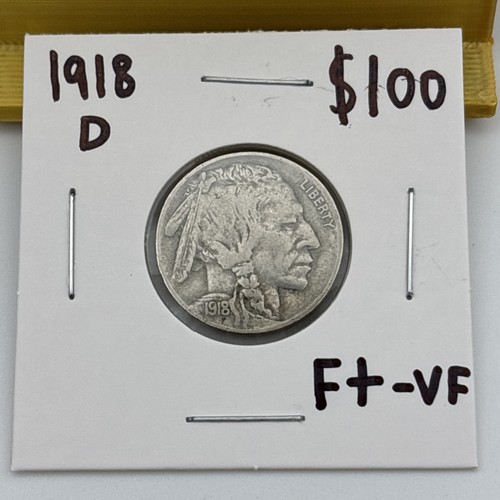 1918 buffalo nickel - nickel, 5c