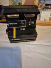Original Vintage Polaroid Supercolor Camera 600 Not Tested