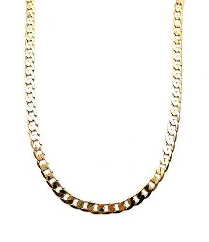 9ct gold curb chain extra - curb,