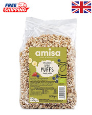 Amisa Organic Spelt Puffs , 200g | UK Fast Free Shipping