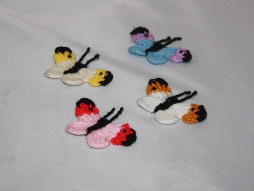 Handmade crochet butterfly - handmade,