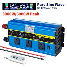 3000W 6000W Pure Sine Wave