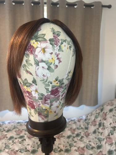 Monofilament wig burgundy - -,