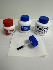 Solvent Weld Cement Pipe Glue With Brush In Cap For PVC ABS  125ML 250ml CLEANER