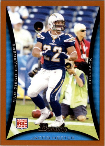 2008 bowman orange 222 jacob - 2008,