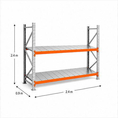 Apex longspan shelving grey - -,