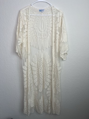 Rebellion cream embroidered - cream,