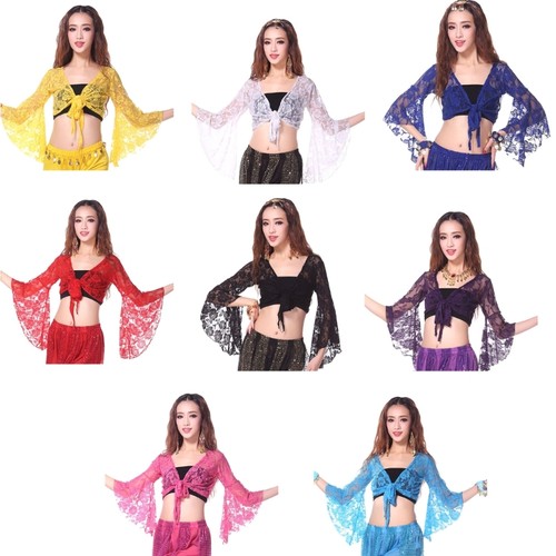 Lace belly dance top - lace,