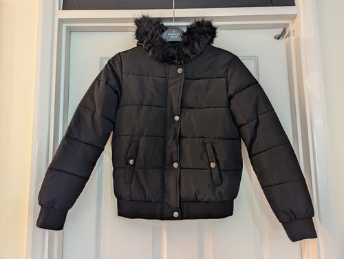Primark girls black hooded - girls,
