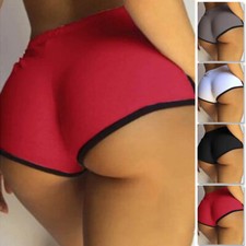 Women High Waist Yoga Shorts Gym Sports Fitness Booty Push Up Ladies Hot Pants