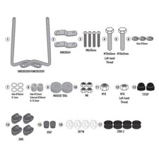 Givi windscreen fitting kit Kappa Yamaha Delight 125 2021-2022