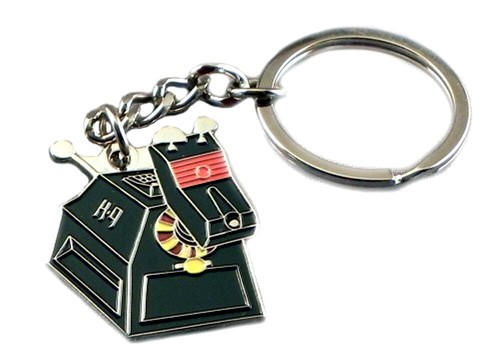 Keyring metal enamel dr who - &,