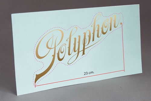 Pre cut polyphon water slide - polyphon,