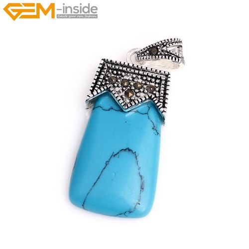 Necklace sandstone turquoise - necklace,