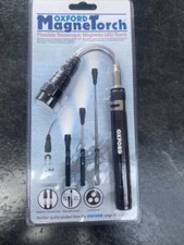 OXFORD MAGNETORCH FLEXIBLE TELESCOPIC MAGNETIC LED TORCH WHITE LED BULBS OX167