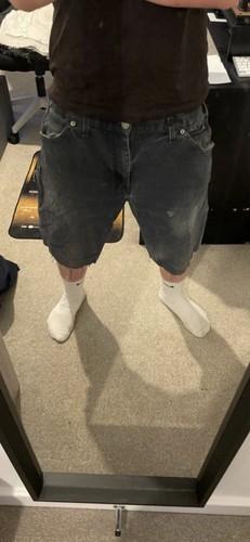 Charcoal dickies jorts denim - charcoal,