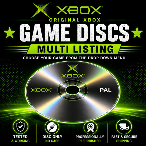 Microsoft original xbox - xbox, disc