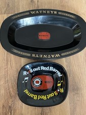 Watneys Red Barrel 2x Ashtray Set Bristol Pottery Monty Python Travel Agent