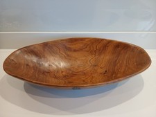 Large Teak fruit bowl with