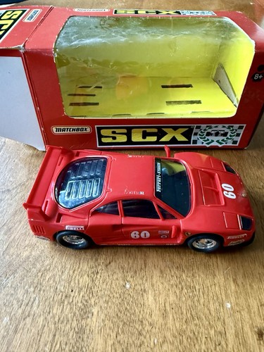 Matchbox scx ferrari f40 rojo - scx,