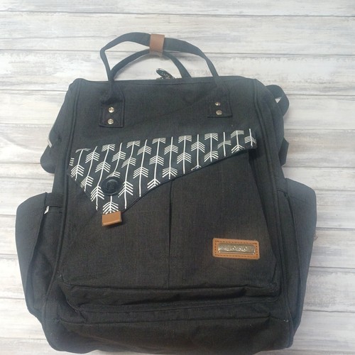 Leke change bag gray backpack - leke,