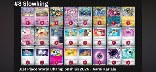 Slowking deck pokemon tcg - deck,