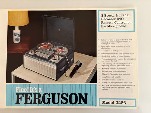 Ferguson model 3226 speed - model,