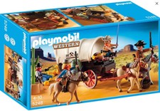 Playmobil Western Set 5248 Covered Wagon with Raiders Bandits ExclusiveNEW BOXED