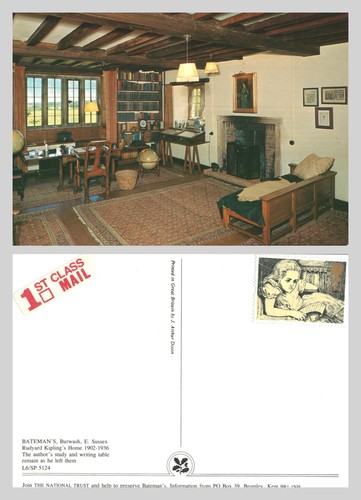 Postcard rudyard kipling - rudyard, kipling's