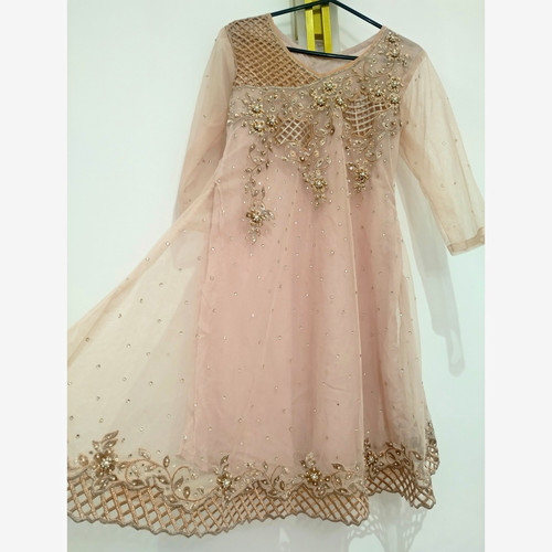 Very beautiful peach peplum - beautiful,