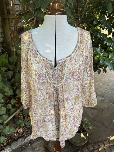 Massimo dutti floral top size - massimo,