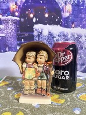 Rare Goebel Hummel Stormy Weather  Yellow Umbrella 60th Anniversary