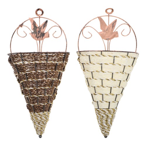 2pcs retro style iron flower - iron,