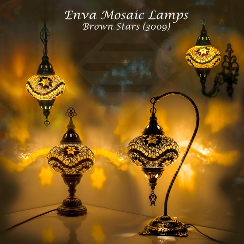 Turkish moroccan mosaic lamp - mosaic,