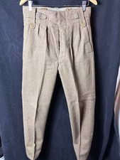 Genuine British Army Battledress Serge Trousers - Size 7 - 31" Waist