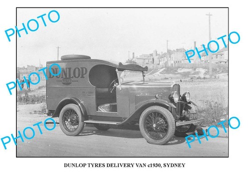 Old 8x6 photo dunlop tyres - of,