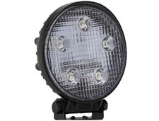 UK Stock Slimline Round 5 LED 12 & 24 volt Search Work Lamp Light Marine Truck 