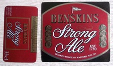 New benskins strong ale beer - benskins,