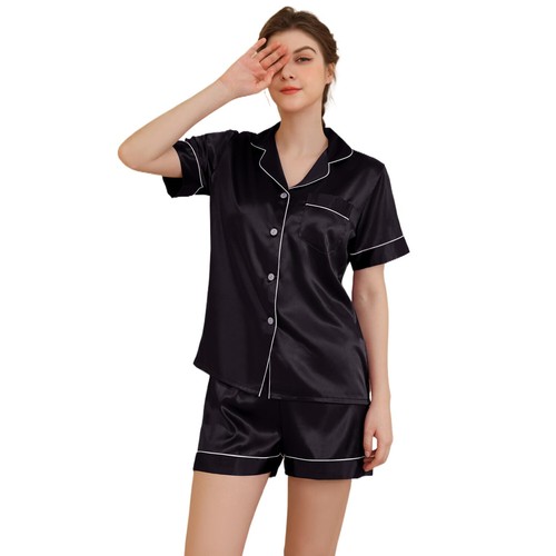 Women satin pyjamas - women,